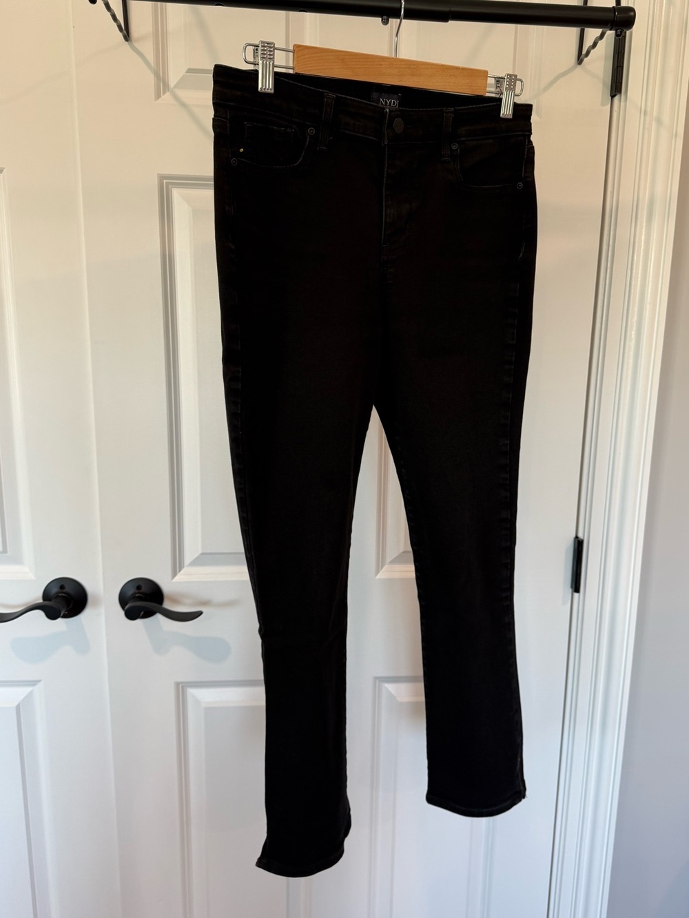 NYJD Sheri Slim Black Jeans